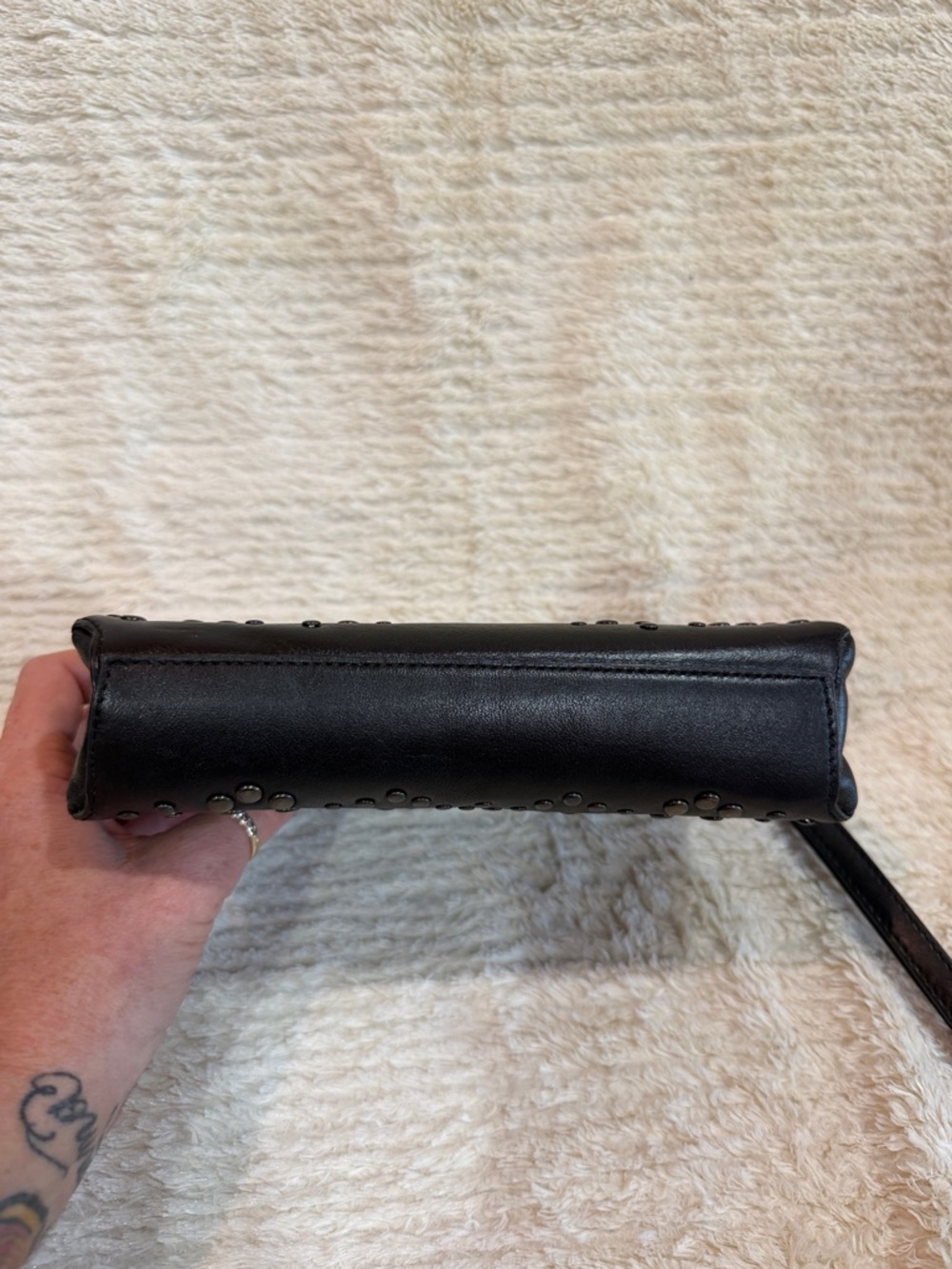 Coach Black Studded Leather Wristlet Clutch
Limited Kylie Edition ! - Picture 3 of 9